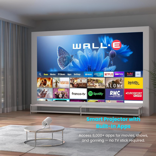 Portable Projector PRO 4K-WIFI: Transform Any Space into a Cinema